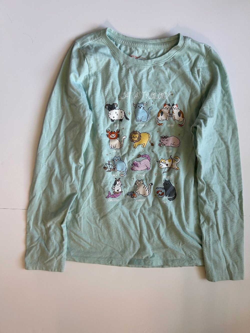 Cat Astrology Long Sleeve T-Shirt